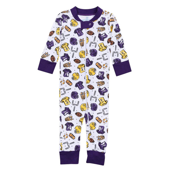 Future Draft Footie: Purple & Gold