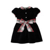 Cindy Lou Sash Dress (Velveteen)