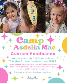  Camp Asdelia Mae: Custom Headbands