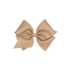Mini King (Large) Solid Color Hair Bow
