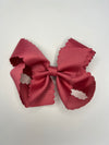 Scalloped Medium Hair Bows