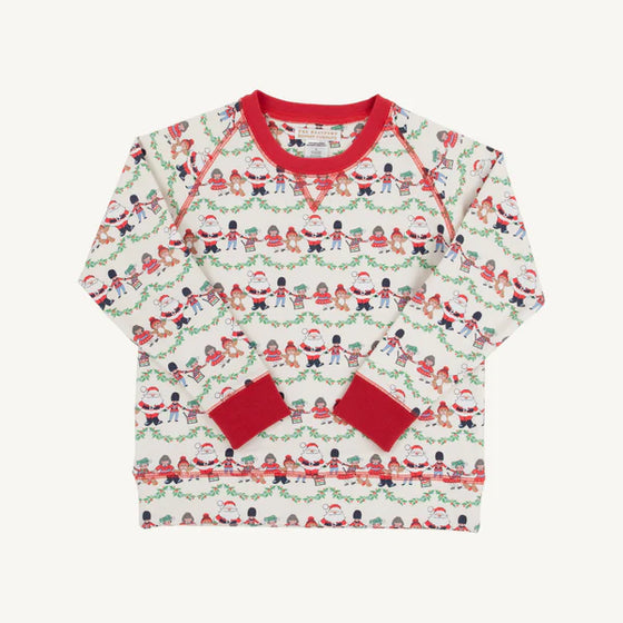 Cassidy Comfy Crewneck: Toying Around with Richmond Red