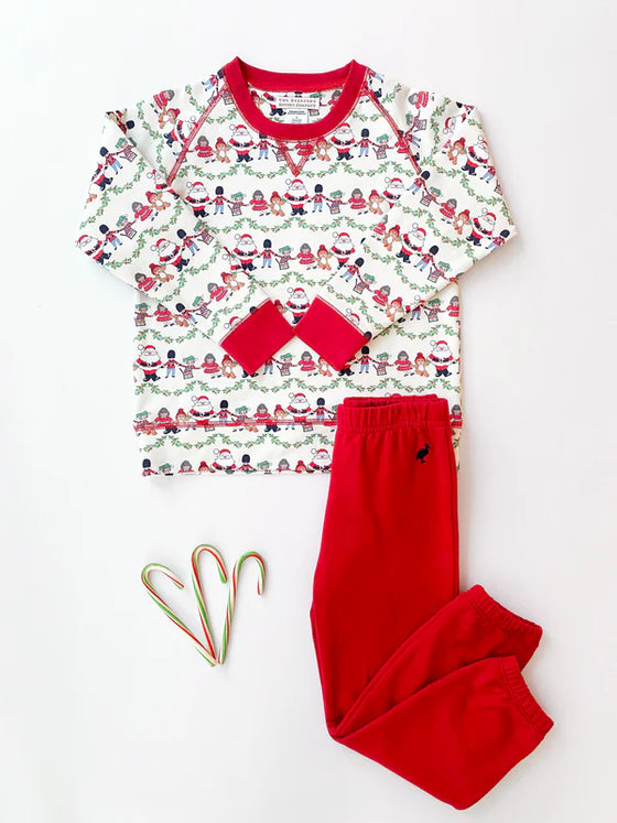 Cassidy Comfy Crewneck: Toying Around with Richmond Red