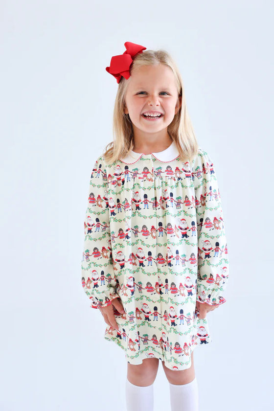 Long Sleeve Tabitha's Teacher's Pet Dress: Toying Around