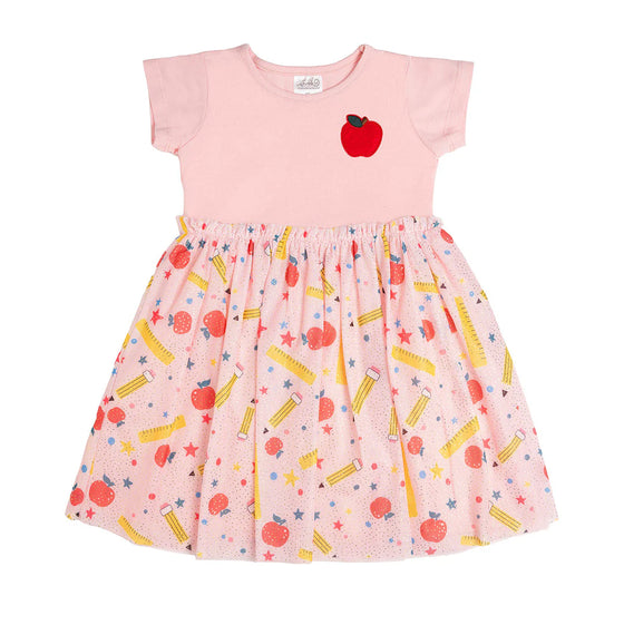 SCHOOL DAYS SHORT SLEEVE TUTU DRESS