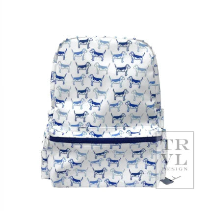 Backpack: Puppy Love Blue