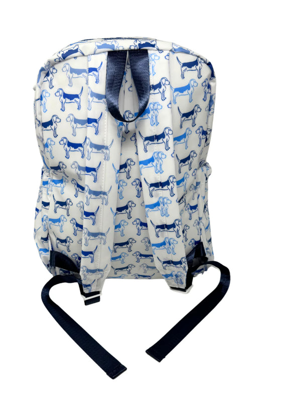 Backpack: Puppy Love Blue