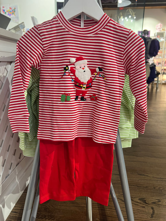 Twinkling Santa Crewneck Set