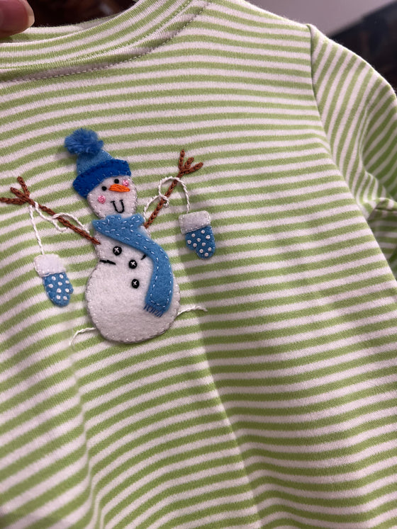 Snowman with Mittens Crewneck