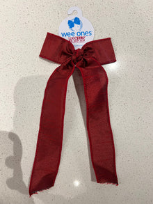  Maroon Streamer Bow