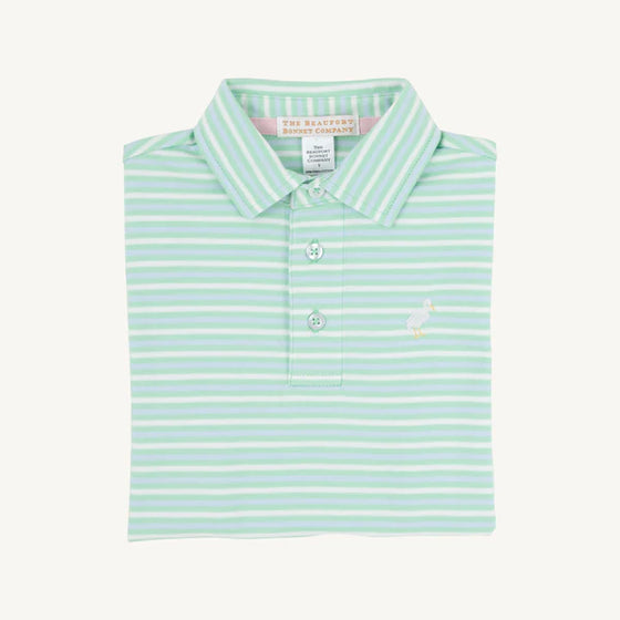 Prim & Proper Polo: Summer County Stripe