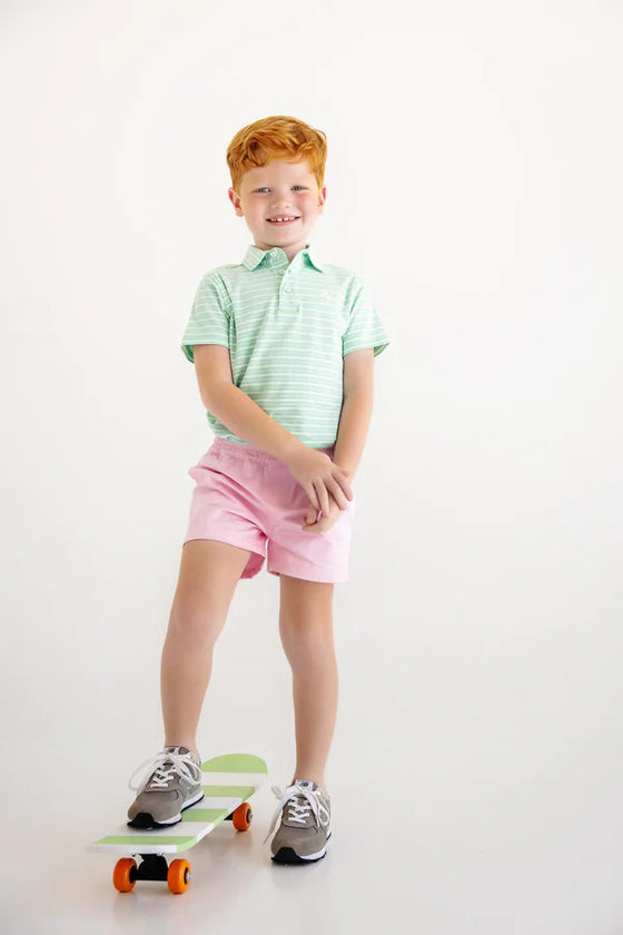 Prim & Proper Polo: Summer County Stripe