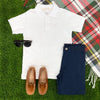 Charlie's Chinos: Nantucket Navy with Keeneland Khaki Stork