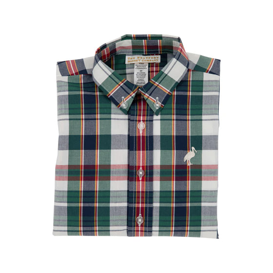 The Dean's List Dress Shirt: Field Park Plaid