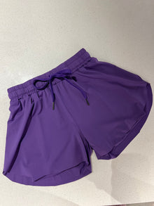  Purple Butterfly Athletic Shorts