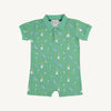 Sir Proper's Romper: Clubhouse Couture (wood boat blue)