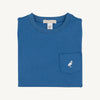Carter Crewneck: Wood Boat Blue