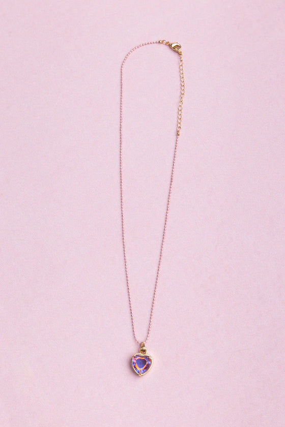 Chic Lilac Love Necklace