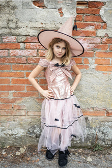  Glam Witch Dress w/ Hat: Size 5/6