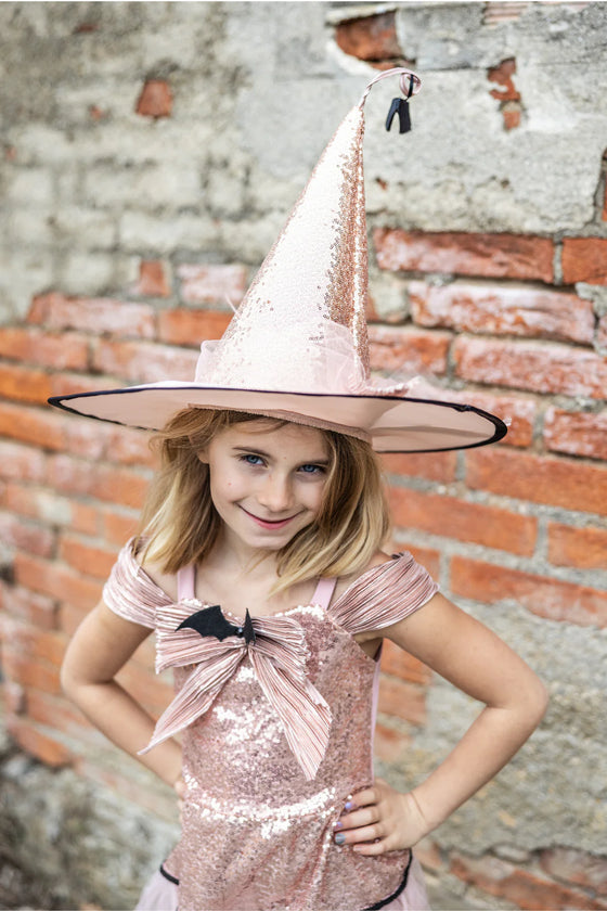 Glam Witch Dress w/ Hat: Size 5/6