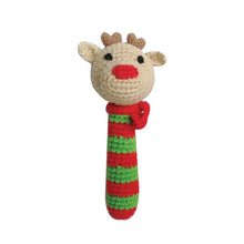  Crochet Reindeer Stick Rattle