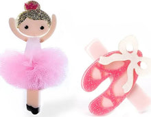  Ballerina Pink Tutu Hair Clip Set