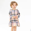 Harvest Plaid Ruffle Dress w. leggings