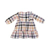 Harvest Plaid Ruffle Dress w. leggings