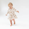 Pretty Ponies Smocked Ruffle Dress w. leggings