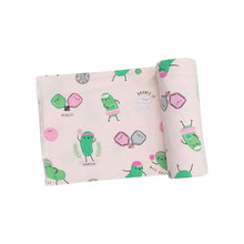  Pickleball Pink Swaddle Blanket