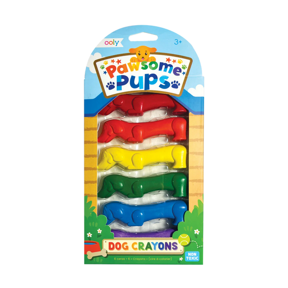 Pawsome Pups: Dog Crayon Set