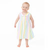 Ric Rac Stripe Button Dress