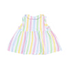 Ric Rac Stripe Button Dress