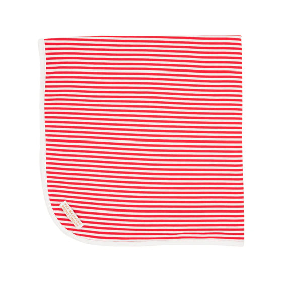 Richmond Red Stripe Buggy Blanket