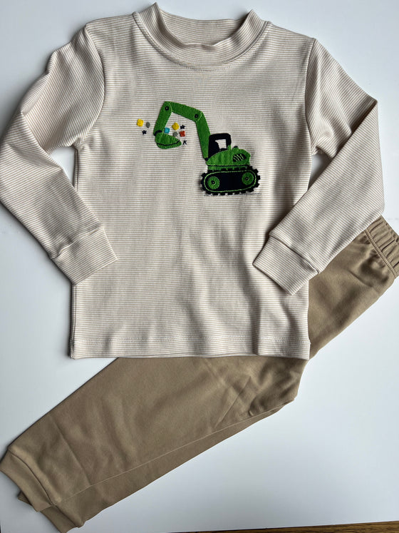 Green Scoop Crewneck