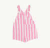Channing Choo Choo Overalls: Hampton Hot Pink Stripe