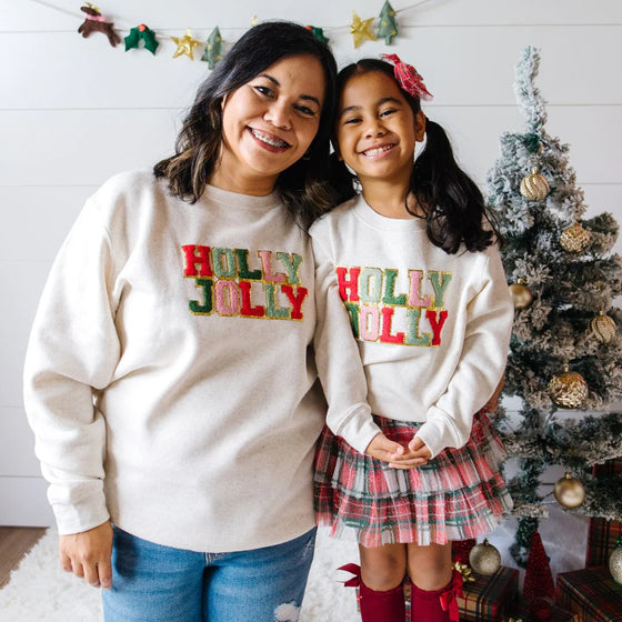 Holly Jolly Patch Sweatshirt