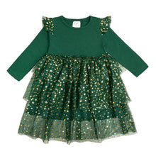  Emerald Shimmer Tutu Dress