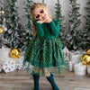 Emerald Shimmer Tutu Dress