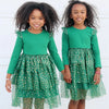 Emerald Shimmer Tutu Dress