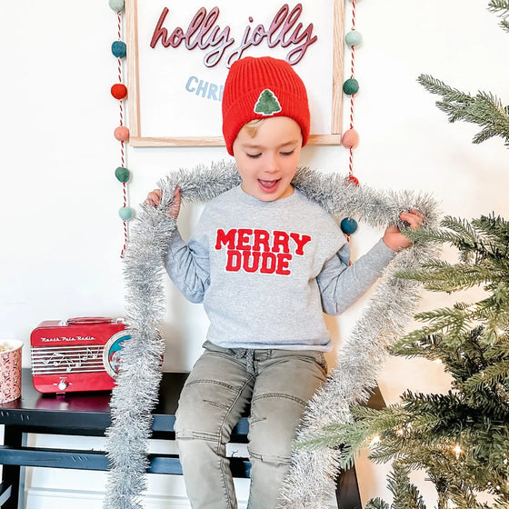 Merry Dude Patch Sweatshirt