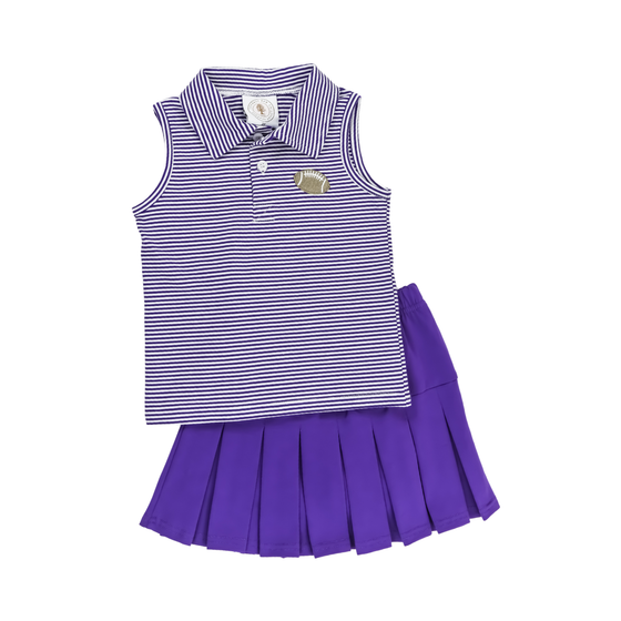 Fan Zone Purple Skort Set