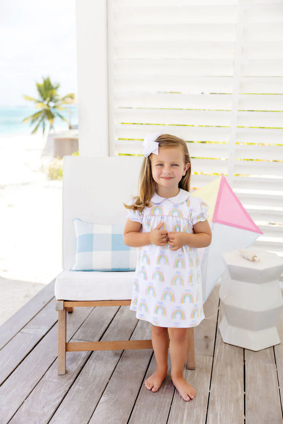 Holly Day Dress: Raine Bows With Palm Beach Pink
