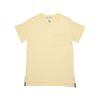 Carter Crewneck: Bellport Butter Yellow With Worth Avenue White Stork