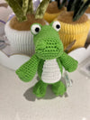 Alligator Hand Crochet Rattle