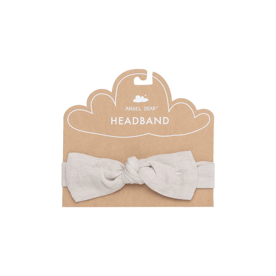 Headband: Oatmeal: 0-12m