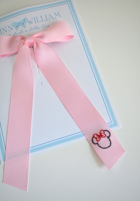 Classic Minnie Embroidered Bow
