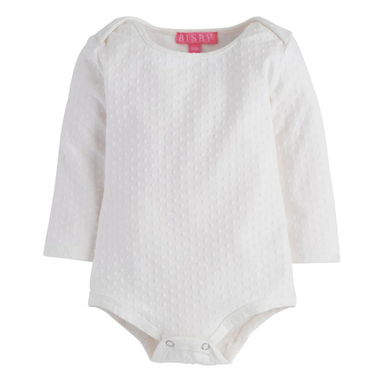 Essential Onesie, Snow Pointelle