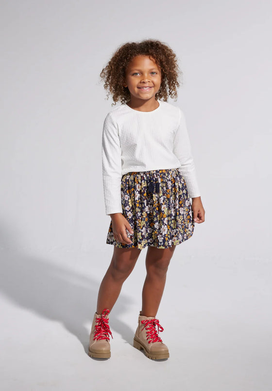Essential Tee, Snow Pointelle
