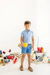 Prepletic Prim & Proper: Sunrise Blvd Blue Stripe